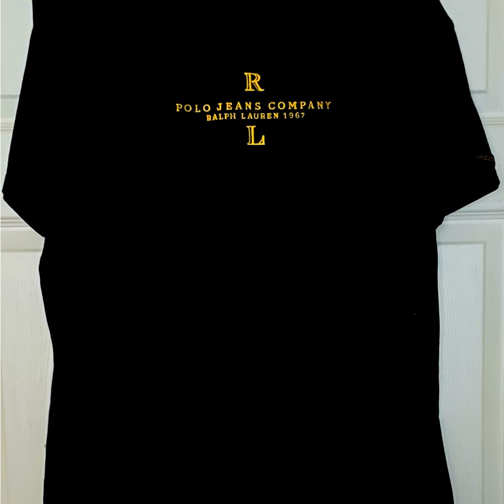 Polo XL Ralph Lauren Black Short Sleeve Tee-Shirt 27”